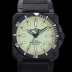 벨엔로즈 남성용 BR03A 오토매틱 2892타입 42mm 세라믹 우레탄줄 그린 다이얼 bel4105 Ⅳ