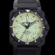 벨엔로즈 남성용 BR03A 오토매틱 2892타입 42mm 세라믹 우레탄줄 그린 다이얼 bel4105 Ⅳ
