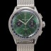 브라이틀링 남성용 프리미에르 AB0118A11L1X1 크로노그래프 7750 타입 오토매틱 42mm 메쉬밴드 그린 다이얼 bre6014 Ⅳ