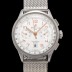 브라이틀링 남성용 프리미에르 AB0145211G1P1 크로노그래프 7750 타입 오토매틱 42mm 메쉬밴드 화이트 다이얼 bre6018 Ⅳ