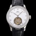 아이떠블유씨 남성용 포르투기저 핸드 와인드 투르비옹 42.4mm 가죽줄 화이트 다이얼 iwc71021 Ⅳ