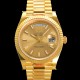 로렉스 남성용 데이데이트 m228238-0003 18K 옐로우골드 40mm 오토매틱 Cal.3255 타입 샴페인 다이얼 rol5299 Ⅳ