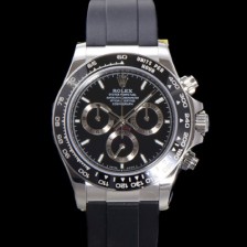 로렉스 남성용 코스모그래프 데이토나 m126500ln-0002 세라믹 베젤 40mm 크로노그래프 7750 오토매틱 무브먼트 블랙 다이얼 rol5324 Ⅳ