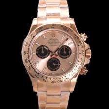로렉스 남성용 코스모그래프 데이토나 m126505-0003 18K 로즈골드 40mm 크로노그래프 7750 오토매틱 무브먼트 핑크 다이얼 rol5335 Ⅳ