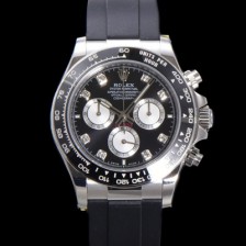 로렉스 남성용 코스모그래프 데이토나 m126519ln-0004 세라믹 베젤 40mm 크로노그래프 7750 오토매틱 무브먼트 블랙 다이얼 rol5326 Ⅳ