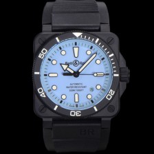 벨엔로즈 남성용 인스트루먼트03 BR03A-D-LM-CESRB 오토매틱 2892타입 42mm 세라믹 우레탄줄 블루 다이얼 bel4108 Ⅳ