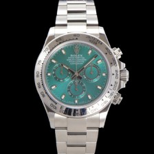 로렉스 남성용 코스모그래프 데이토나 40mm 크로노그래프 7750 오토매틱 무브먼트 그린 다이얼 rol5338 Ⅳ