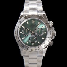 로렉스 남성용 코스모그래프 데이토나 40mm 크로노그래프 7750 오토매틱 무브먼트 그린 다이얼 rol5339 Ⅳ