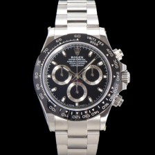 로렉스 남성용 코스모그래프 데이토나 m116500ln-0002 세라믹 베젤 40mm 크로노그래프 7750 오토매틱 무브먼트 블랙 다이얼 rol5319 Ⅳ