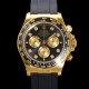 로렉스 남성용 코스모그래프 데이토나 m126518ln-0005 세라믹 베젤 18K 옐로우골드 40mm 크로노그래프 7750 오토매틱 무브먼트 블랙 다이얼 rol5331 Ⅳ