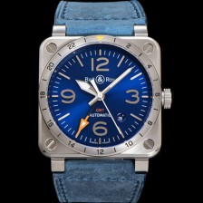 벨엔로즈 남성용 인스트루먼트03 BR0393-BLU-STSCA 오토매틱 2836타입 42mm 우레탄줄 블루 다이얼 bel4117 Ⅳ