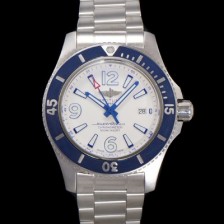 브라이틀링 남성용 슈퍼오션 A17366D81A1S1 오토매틱 2824타입 42mm 메탈줄 화이트 다이얼 bre6045 Ⅳ