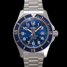 브라이틀링 남성용 슈퍼오션 A17392D81C1A1 오토매틱 2824타입 44mm 메탈줄 블루 다이얼 bre6049 Ⅳ