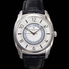 바쉐론 콘스탄틴 남성용 케드릴셀프 와인딩 4500S/000A-B195 41mm 오토매틱 Cal. 5100/1 타입 화이트 다이얼 vac1156 Ⅳ