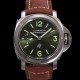 파네라이 남성용 루미노르 PAM01624 3데이즈 수동형 무브먼트 44mm 그린 다이얼 pan5229 Ⅳ