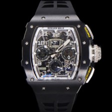 리차드밀레 남성용 RM11-03 티타늄 케이스/블랙 PVD코딩 베젤 크로노그래프 50mm 오토매틱 무브먼트 스켈레톤 다이얼 ric0256 Ⅳ