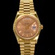 로렉스 남성용 New 데이데이트 m128238-0045 무게173g 18K 옐로우골드 프레지던트 36mm 오토매틱 Cal.2836-2 타입 샴페인 다이얼 rol5407 Ⅳ