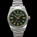 로렉스 남성용 New 밀가우스 m116400gv-0001 오이스터 퍼페추얼 40mm 오토매틱 Cal.3131 무브먼트 그린코팅 블랙 다이얼 rol5389 Ⅳ