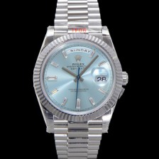 로렉스 남성용 New 데이데이트 m228236-0006 무게187g 40mm 오토매틱 Cal.2836-2 타입 아이스 블루 다이얼 rol5391 Ⅳ