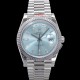 로렉스 남성용 New 데이데이트 m228236-0006 무게187g 40mm 오토매틱 Cal.2836-2 타입 아이스 블루 다이얼 rol5391 Ⅳ