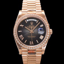 로렉스 남성용 New 데이데이트 m228345rbr-0025 무게187g 18K 로즈골드 40mm 오토매틱 Cal.2836-2 타입 다이아몬드/슬레이트 옴브레 다이얼 rol5401 Ⅳ