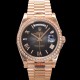 로렉스 남성용 New 데이데이트 m228345rbr-0025 무게187g 18K 로즈골드 40mm 오토매틱 Cal.2836-2 타입 다이아몬드/슬레이트 옴브레 다이얼 rol5401 Ⅳ