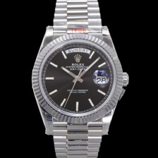 로렉스 남성용 New 데이데이트 m228239-0004 무게187g 40mm 오토매틱 Cal.2836-2 타입 블랙 다이얼 rol5392 Ⅳ