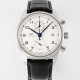 아이더블유씨 남성용 포루투기즈 IW390303 크로노그래프 42mm 오토매틱 무브먼트 화이트 다이얼 iwc4098 Ⅳ