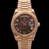 로렉스 남성용 New "VIP 타입 최종형" 데이데이트 m228235-0002 무게195g 18K 로즈골드 40mm 오토매틱 Cal.3255 타입 초콜릿 로마 다이얼 rol5415 Ⅳ