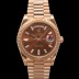 로렉스 남성용 New "VIP 타입 최종형" 데이데이트 m228235-0003 무게195g 18K 로즈골드 40mm 오토매틱 Cal.3255 타입 초콜릿 바게트 다이얼 rol5416 Ⅳ