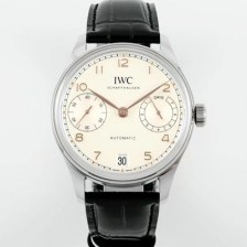 아이더블유씨 남성용 포루투기즈 IW501701 세븐데이즈 42mm 오토매틱 무브먼트 화이트 다이얼 iwc4101 Ⅳ