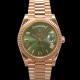 로렉스 남성용 New "VIP 타입 최종형" 데이데이트 m228235-0025 무게195g 18K 로즈골드 40mm 오토매틱 Cal.3255 타입 올리브 로마 다이얼 rol5417 Ⅳ