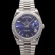 로렉스 남성용 New "VIP 타입 최종형" 데이데이트 m228236-0007 무게195g 플래티넘 40mm 오토매틱 Cal.3255 타입 블루 로마 다이얼 rol5428 Ⅳ