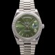 로렉스 남성용 New "VIP 타입 최종형" 데이데이트 m228236-0008 무게195g 플래티넘 40mm 오토매틱 Cal.3255 타입 그린 로마 다이얼 rol5429 Ⅳ