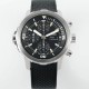 아이더블유씨 남성용 아쿠아타이머 IW376803 크로노그래프 베스트 에디션 44mm 오토매틱 무브먼트 블랙 다이얼 iwc4113 Ⅳ