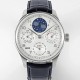 아이더블유씨 남성용 포루투기즈 IW503406 퍼페추얼 캘린더 더블 문 플래티넘 44mm 오토매틱 무브먼트 화이트 다이얼 iwc4104 Ⅳ