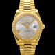 로렉스 남성용 New "VIP 타입 최종형" 데이데이트 m228238-0002 무게195g 18K 옐로우골드 40mm 오토매틱 Cal.3255 타입 실버 로마 다이얼 rol5420 Ⅳ