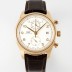 아이더블유씨 남성용 포루투기즈 IW390301 18k 로즈골드 42mm 크로노그래프 오토매틱 무브먼트 화이트 다이얼 iwc4096 Ⅳ