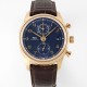 아이더블유씨 남성용 포루투기즈 IW390305 18k 로즈골드 42mm 크로노그래프 오토매틱 무브먼트 블루 다이얼 iwc4097 Ⅳ