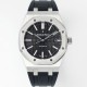 오데마피게 남성용 15400ST.OO.1220ST.01 로얄오크 41mm 오토매틱 Cal.3120무브먼트 블랙 와플 다이얼 aud6529 Ⅳ