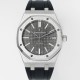 오데마피게 남성용 15400ST.OO.1220ST.04 로얄오크 41mm 오토매틱 Cal.3120무브먼트 그레이 와플 다이얼 aud6531 Ⅳ