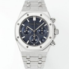 오데마피게 남성용 로얄오크 26240ST.OO.1320ST.05 크로노그래프 41mm 오토매틱 Cal.4401 무브먼트 블루 와플 다이얼 aud6552 Ⅳ