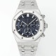 오데마피게 남성용 로얄오크 26240ST.OO.1320ST.05 크로노그래프 41mm 오토매틱 Cal.4401 무브먼트 블루 와플 다이얼 aud6552 Ⅳ