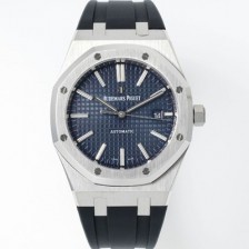 오데마피게 남성용 15400ST.OO.1220ST.03 로얄오크 41mm 오토매틱 Cal.3120무브먼트 블루 와플 다이얼 aud6533 Ⅳ