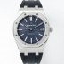 오데마피게 남성용 15400ST.OO.1220ST.03 로얄오크 41mm 오토매틱 Cal.3120무브먼트 블루 와플 다이얼 aud6533 Ⅳ