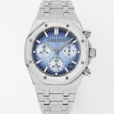 오데마피게 남성용 로얄오크 26240BC.GG.1324BC.02 크로노그래프 41mm 오토매틱 Cal.4401 타입 블루 와플 다이얼 aud6553 Ⅳ