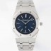 오데마피게 남성용 하이엔드 로얄오크 16202ST.OO.1240ST.02 엑스트라 씬 39mm 오토매틱 Cal.7121타입 블루 다이얼 aud6568 Ⅳ