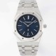 오데마피게 남성용 하이엔드 로얄오크 16202ST.OO.1240ST.02 엑스트라 씬 39mm 오토매틱 Cal.7121타입 블루 다이얼 aud6568 Ⅳ