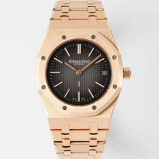 오데마피게 남성용 하이엔드 로얄오크 16202OR.OO.1240OR.02 엑스트라 씬 18K 로즈골드 39mm 오토매틱 Cal.7121타입 그레이 다이얼 aud6569 Ⅳ