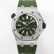오데마피게 남성용 로얄오크 오프쇼어 15710ST.OO.A052CA.01 신형 다이버!! 42mm 오토매틱 무브먼트 카키 다이얼 aud6575 Ⅳ